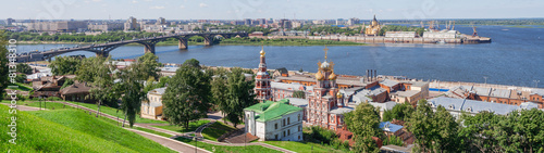 Panoramic cityscape of Nizhny Novgorod. Russia photo