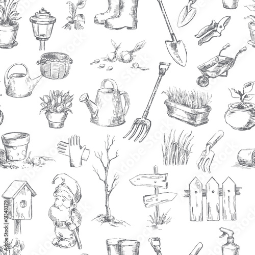 Garden icons set