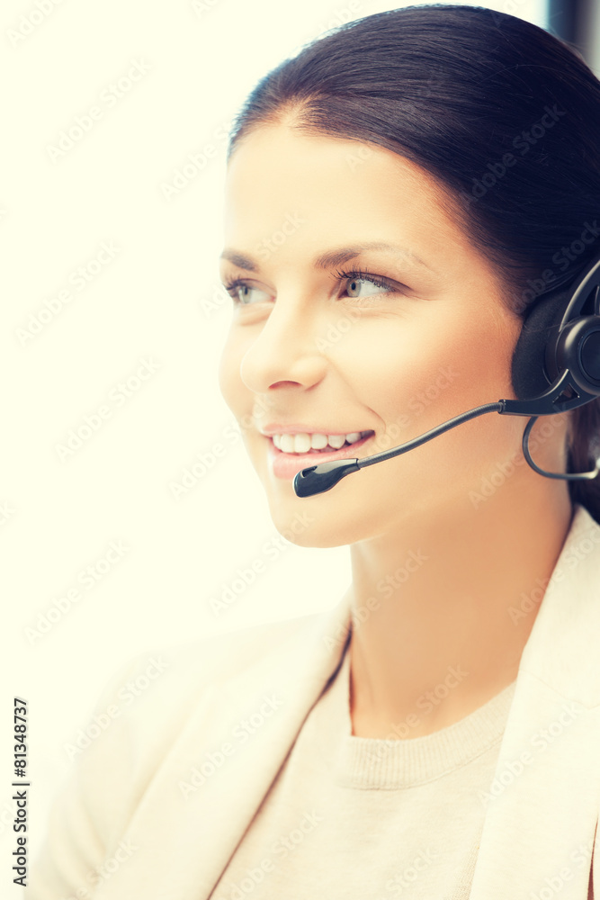 friendly female helpline operator friendly female helpline operator