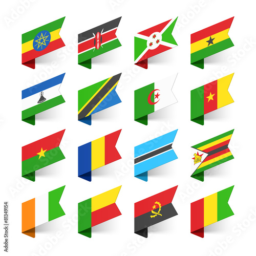 Flags of the World, Africa,...