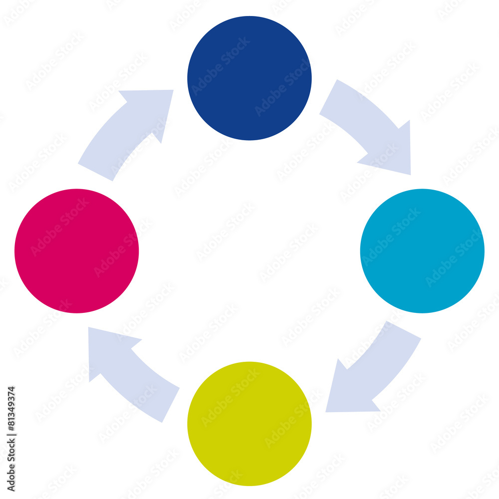 Infographic template with arrows Infographic template with arrows
