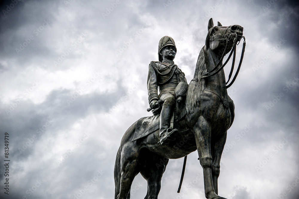 King Rama the Fifth Monument Square in bangkok,thailand King Rama the Fifth Monument Square in bangkok,thailand