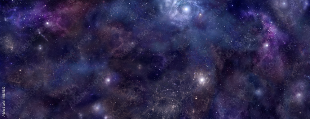 Deep Space blue background