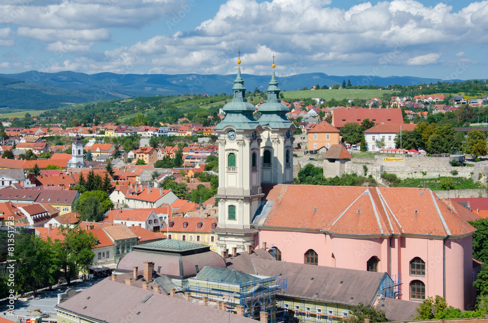 View on Eger, Hungary