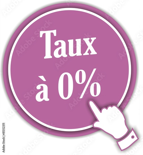 bouton taux à 0%