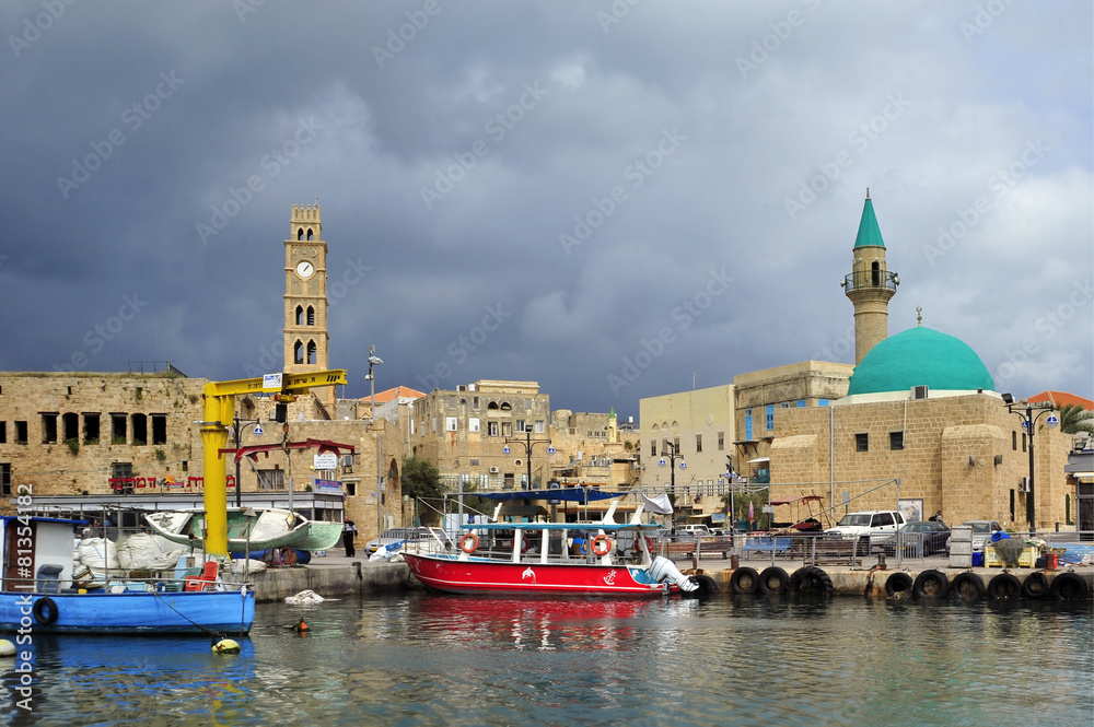 Old City of Acre (Sea Port, Akko, Israel)