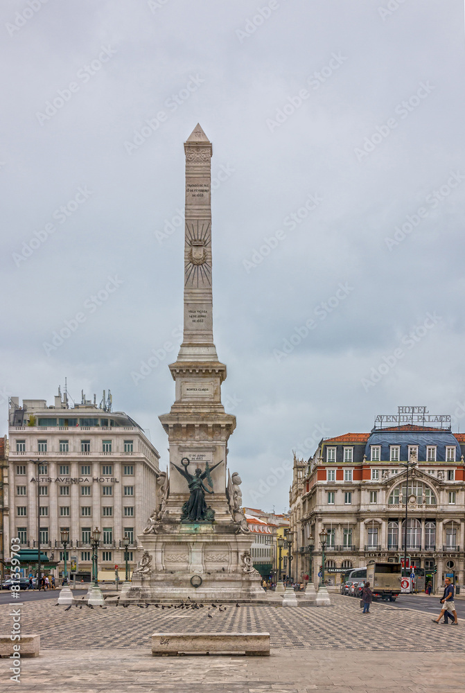 Monument of Glory in Lisbon, Portugal