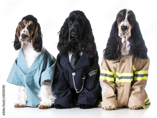 Obraz na płótnie first responders