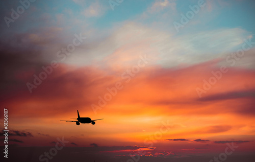 Airplane in the sky © tan4ikk