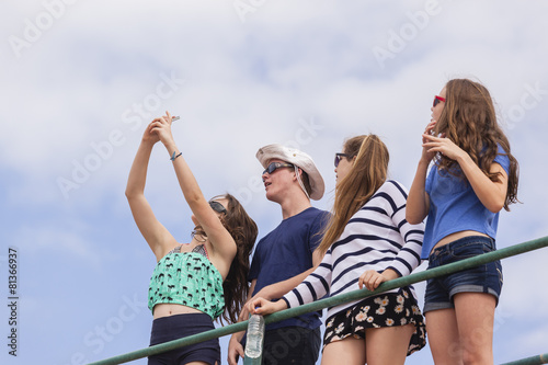 Teenagers Holidays Selfie Photo