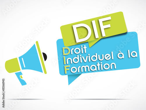 mégaphone : DIF