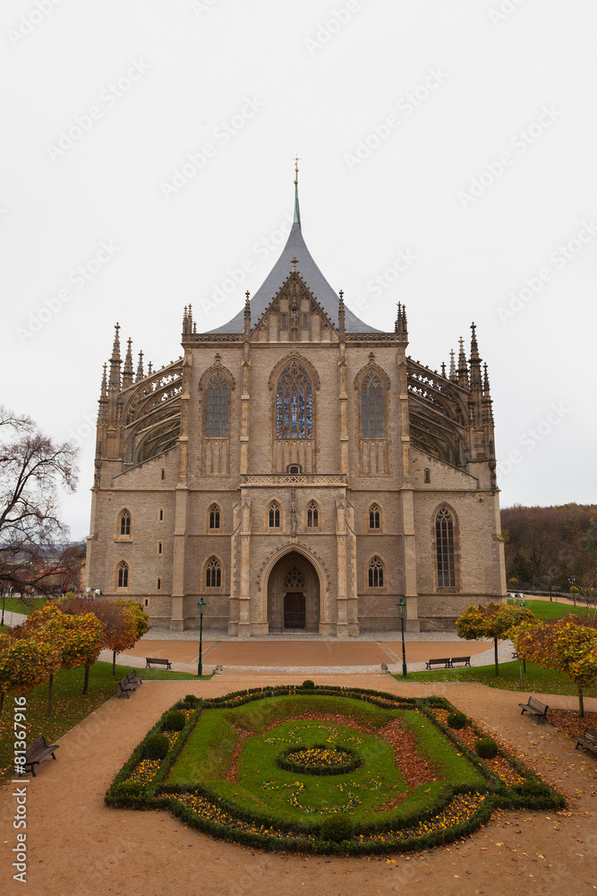 Obraz premium St. Barbara's Church, Kutna Hora, Bohemia