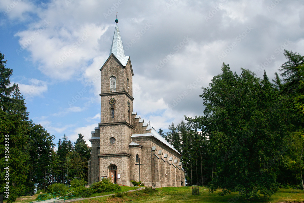 Church of the Corpus Christi. Szklarska Poreba. Poland