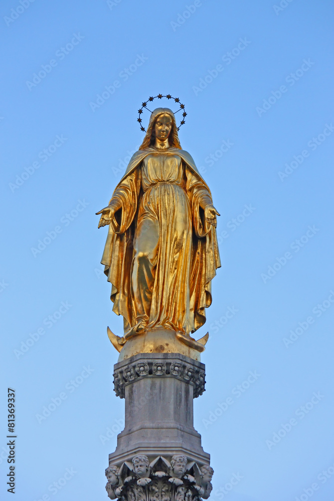 Fototapeta premium Statue of the Blessed Virgin Mary