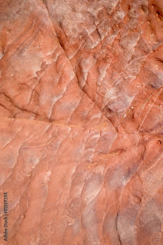 red rock in Petra Jordan