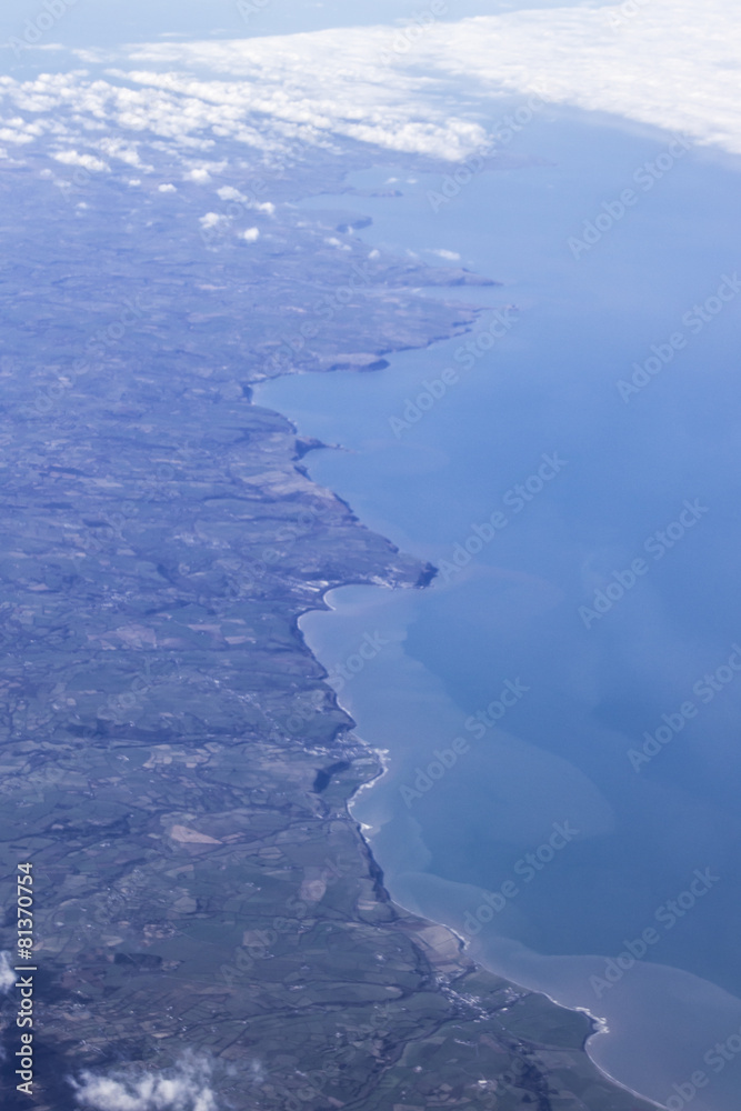 Coast of Ireland close to Bray and Blackrock, 2015