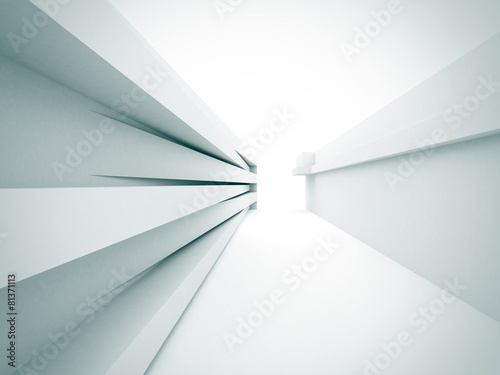 Abstract White Architecture Construction Background