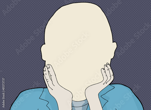 Blank Human Face Illustration