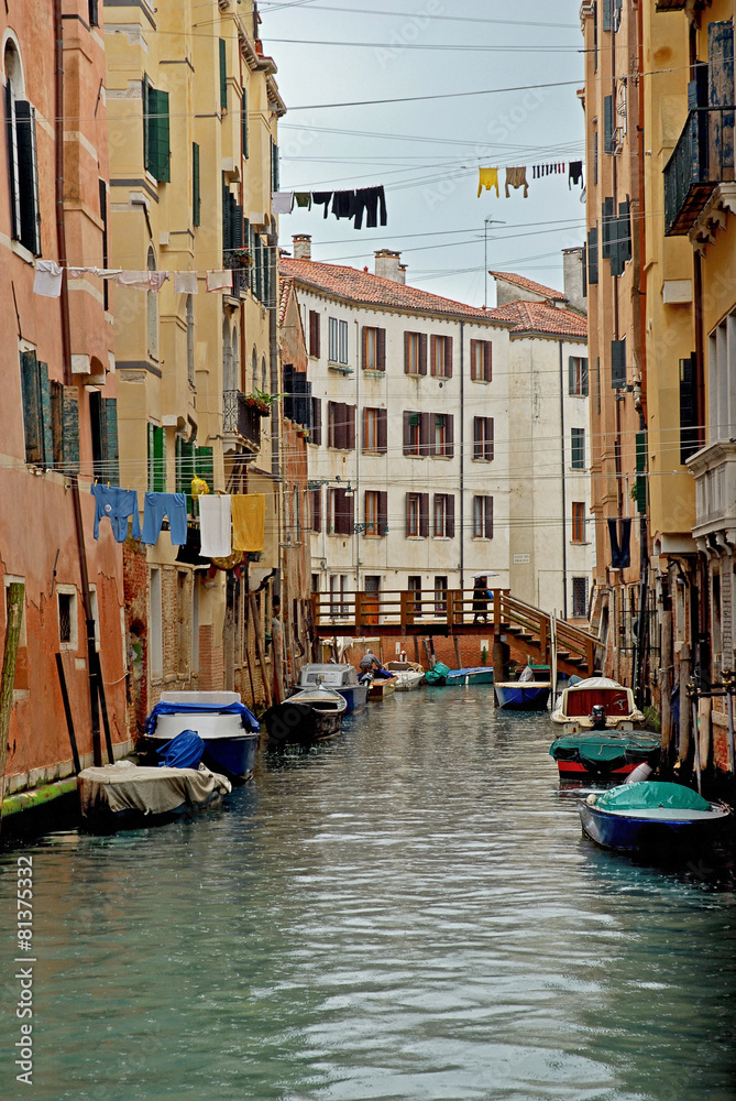 Venice, Italy, canal in Cannaregio area