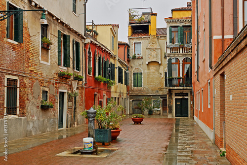Venice  Italy  Courtyard in Misericordia area