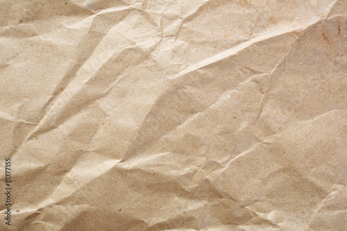 Εκτύπωση καμβά Crumpled kraft the paper