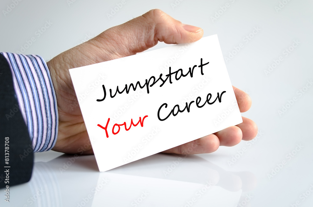 Jumpstart Your Career Concept Jumpstart Your Career Concept