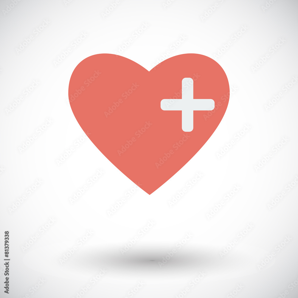Heart flat icon