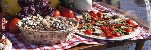 Rome, Italy, on March 6, 2015. Italian cuisine. Paste and pizza 