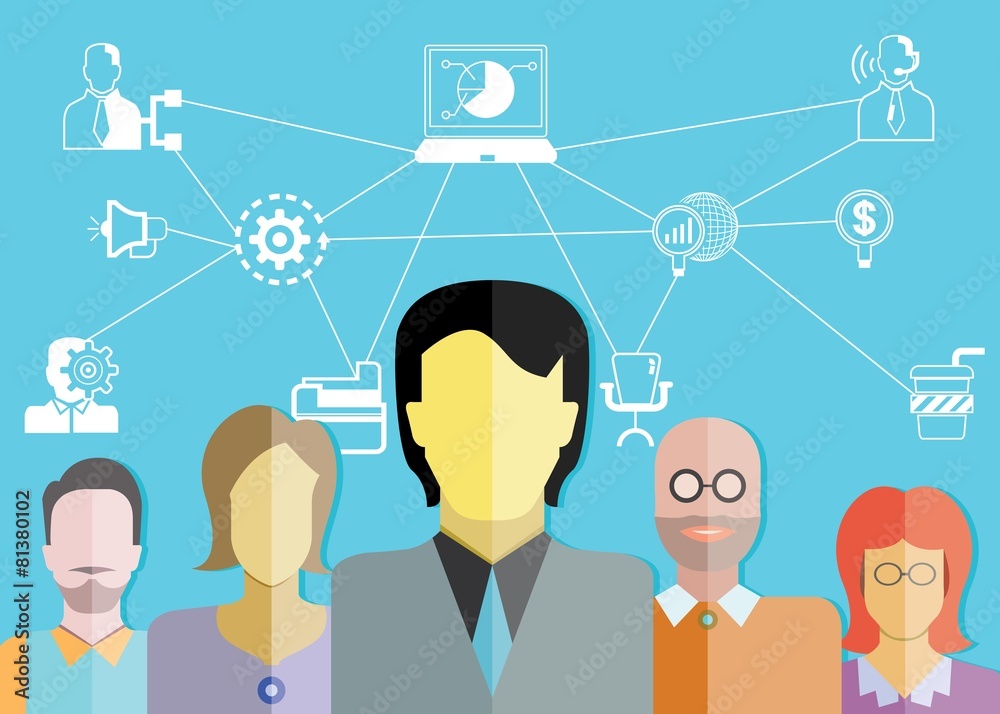 business people and management concpet business people and management concpet
