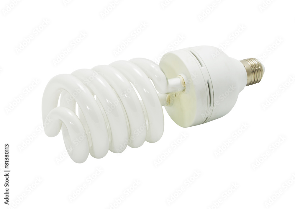 bulb spiral isolated on white background with clipping path bulb spiral isolated on white background with clipping path