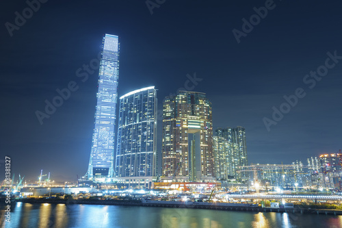 Hong Kong City at night