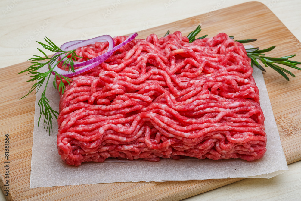 Raw beef minced meat Raw beef minced meat