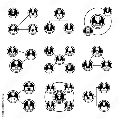 people connection icons