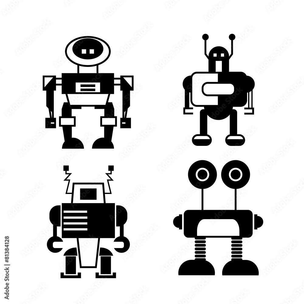 robot icons robot icons