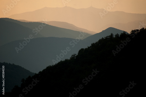 Misty mountains, Montenegro