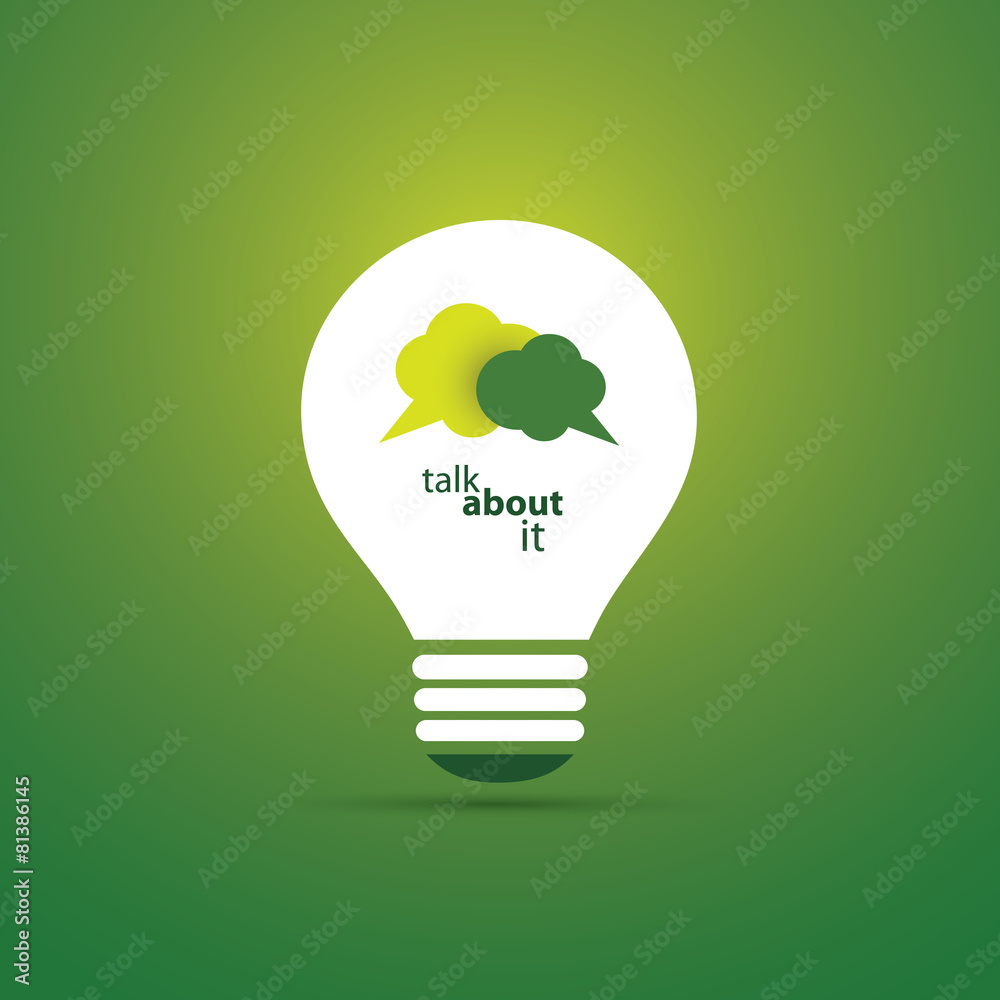 Green Eco Energy Concept Icon - Talk About the Sustainability Green Eco Energy Concept Icon - Talk About the Sustainability