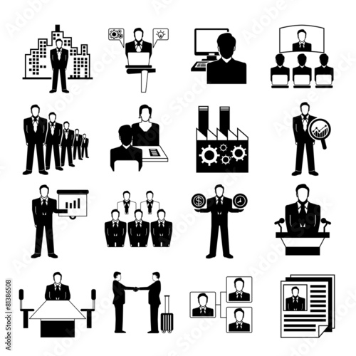 business management icons