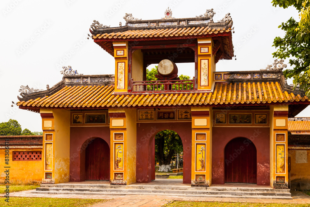 Fototapeta premium In der kaiserlichen Zitadelle in Hue