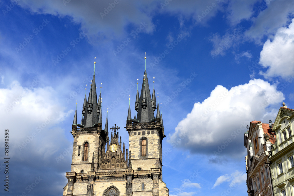 Fototapeta premium Church Our Lady before Tyn