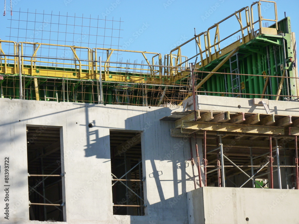 immeuble en construction immeuble en construction