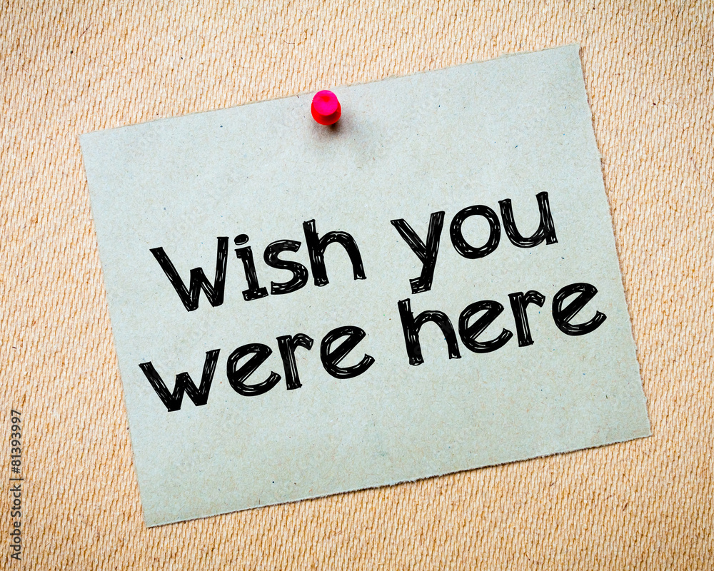 Foto Wish You Were Here
