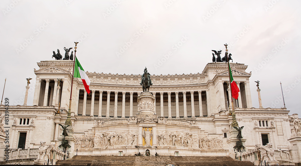 Vittoriano or altar of the fatherland