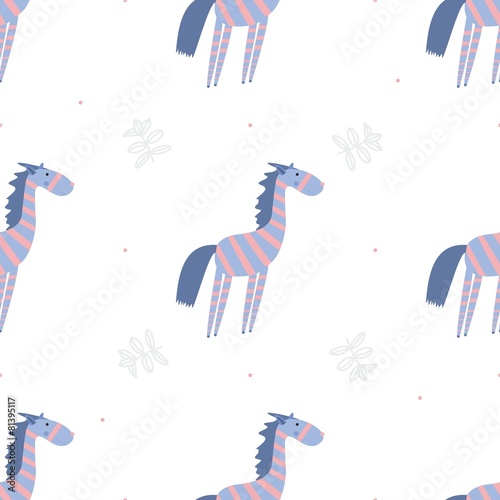 Seamless pattern zebras