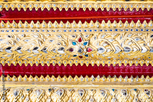 Thai pattern art wall ,texture background