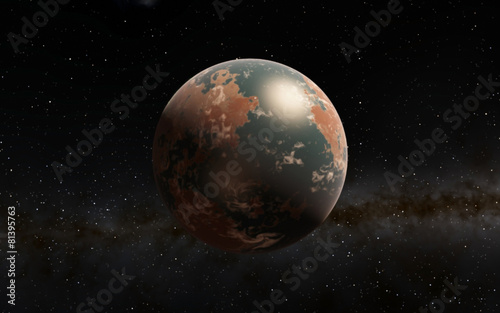 Alien Desert Exo Planet