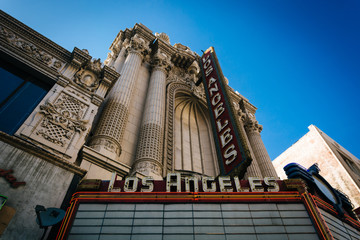 Wandcirkels Los Angeles Los Angeles Theater historische gevel  © jonbilous