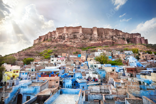 Blue city and Mehrangarh fort