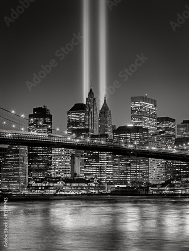Tribute in Light, September 11 Commemoration, New York City #81398943