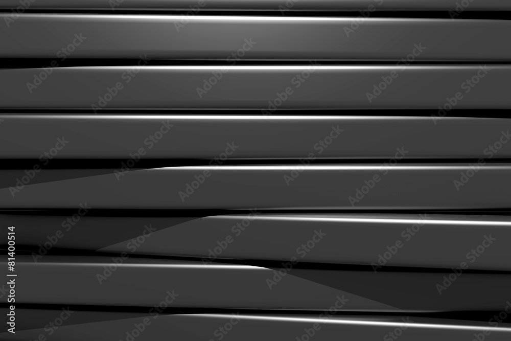 Obraz premium 3d czarne paski