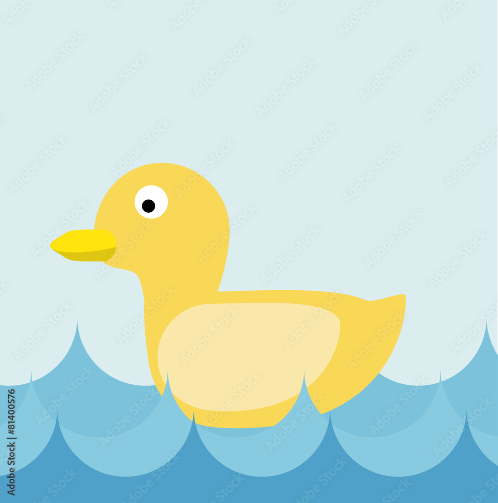 duck in water